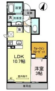 ラフィーネ【1階】の間取り