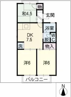 メゾン・ケヤキ【1階】の間取り