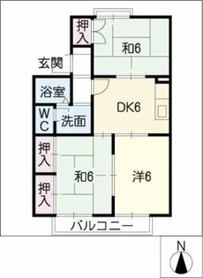 エクセルフォー【1階】の間取り