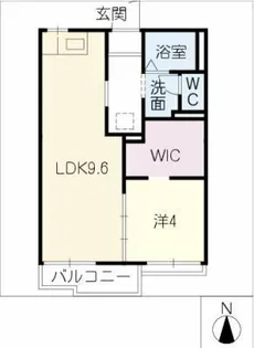 グリーンハウス B棟【1階】の間取り