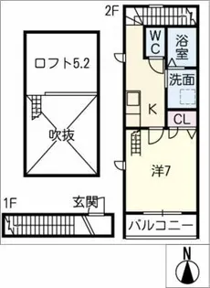 ジャクソン・バレーⅡ【2階】の間取り