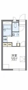レオパレスウッドヒルⅡ【2階】の間取り