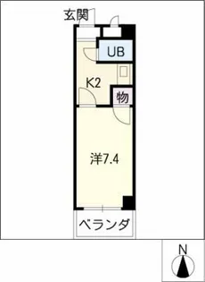 千成ハイツ【3階】の間取り