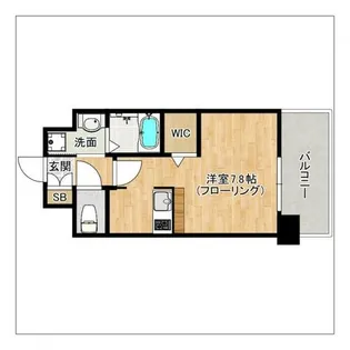エンクレスト博多駅南BASE【12階】の間取り