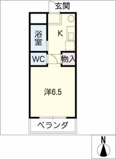 シェルブライト三番館【2階】の間取り