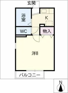 グランドール【2階】の間取り