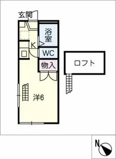 山田壱番館【1階】の間取り