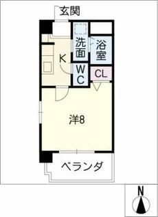 ハーモニー白鳥公園【4階】の間取り