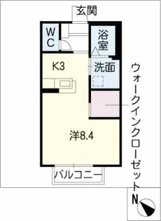 Bell A【2階】の間取り