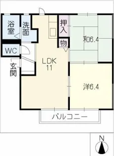 パークサイド・MK【1階】の間取り
