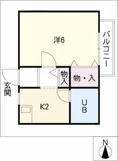 イカロス【1階】の間取り