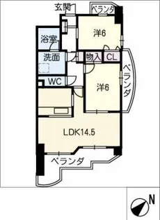 la margerita【2階】の間取り