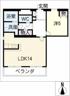 セカンドステージ平針【3階】の間取り