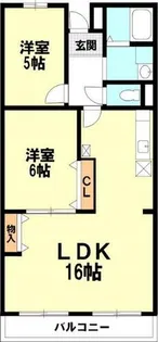 カランドリエ栗東【101号室】の間取り