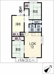 ソシエール21【2階】の間取り