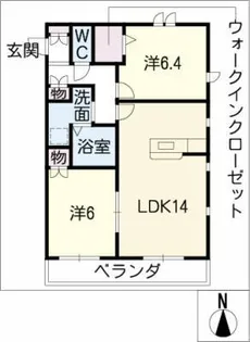 シャルム・ステラ【2階】の間取り