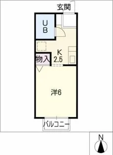エクセルゴウシ【1階】の間取り