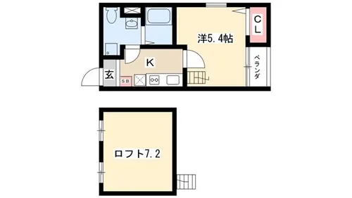 第Ⅲけやき【2階】の間取り