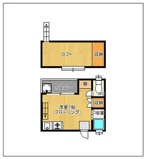 ベストハイム室見II【203号室】の間取り
