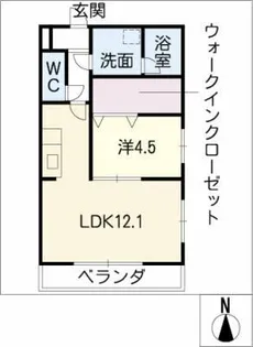 POLARIS【3階】の間取り