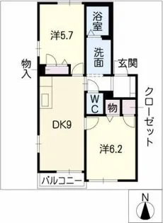 グランドソレーユ【1階】の間取り