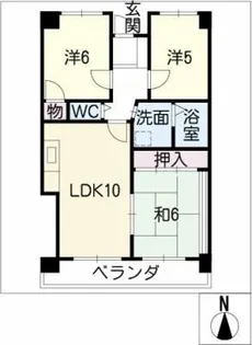 スカイライフ新宿【9階】の間取り