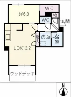 PETRA IKESHITA【1階】の間取り