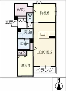 PETRA IKESHITA【2階】の間取り