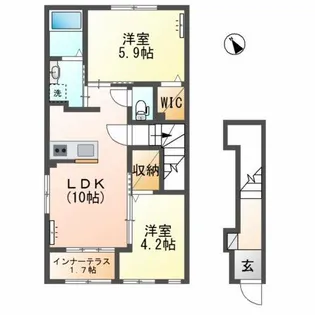サマーブリーズ【2階】の間取り