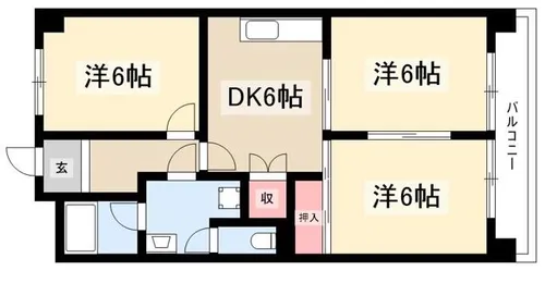 センチュリー栄【802号室】の間取り