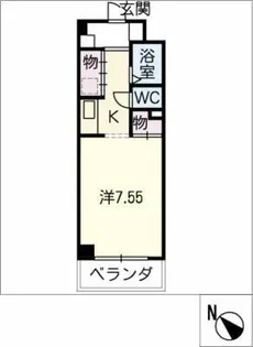 マルベリーヒル川名山【4階】の間取り