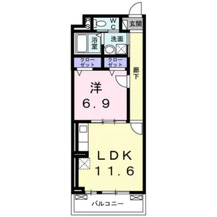 セ・ラヴィ【2階】の間取り