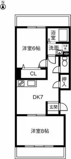 メゾンサーブル【41号室】の間取り