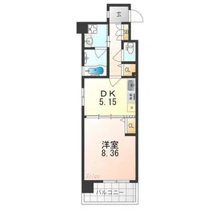 ベラジオ京都神泉苑【6階】の間取り
