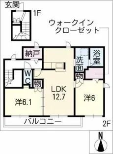 桜之郷・心【2階】の間取り