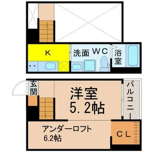 Vivienda名古屋【1階】の間取り