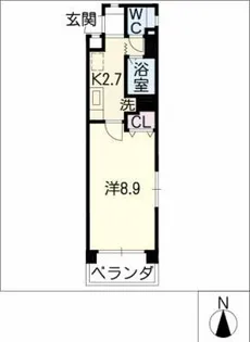 サンコート本山【2階】の間取り