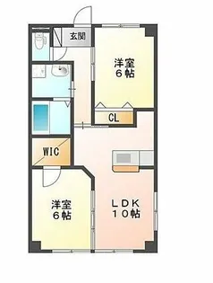 ブロードタウン神野 Ⅱ A【101号室】の間取り