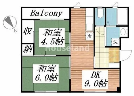 ハイツカクト【3階】の間取り