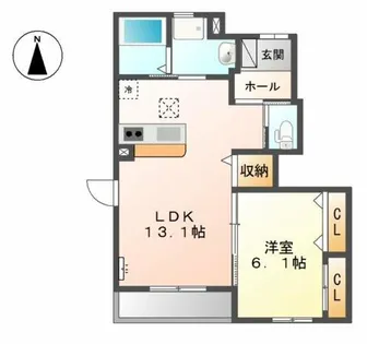 S・C Stable【1階】の間取り