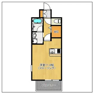 ラフレシーサ博多駅南IV【1101号室】の間取り