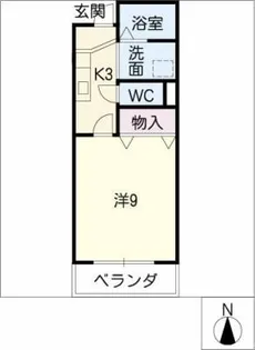 エクセルはぎわら【2階】の間取り