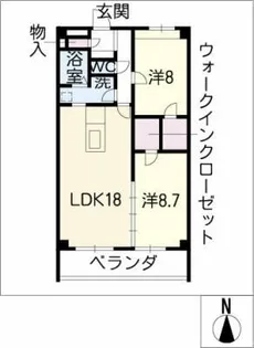 Life of Calm【2階】の間取り