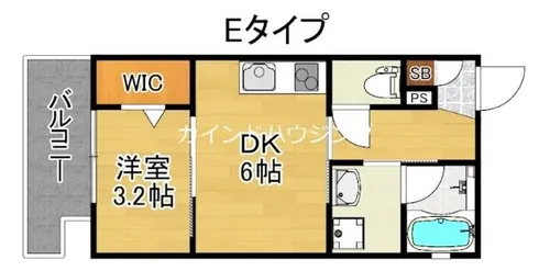 ラシーヌ住吉大社【2階】の間取り
