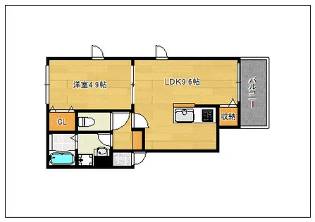 キーブル【1階】の間取り