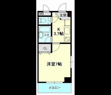 サンピア丸野【3階】の間取り