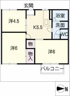 フォーブルA【1階】の間取り