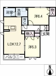 Alflat【2階】の間取り