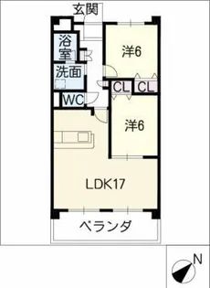 パークサイド【2階】の間取り