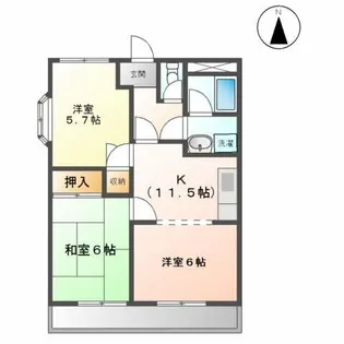 FIRST POINT【2階】の間取り